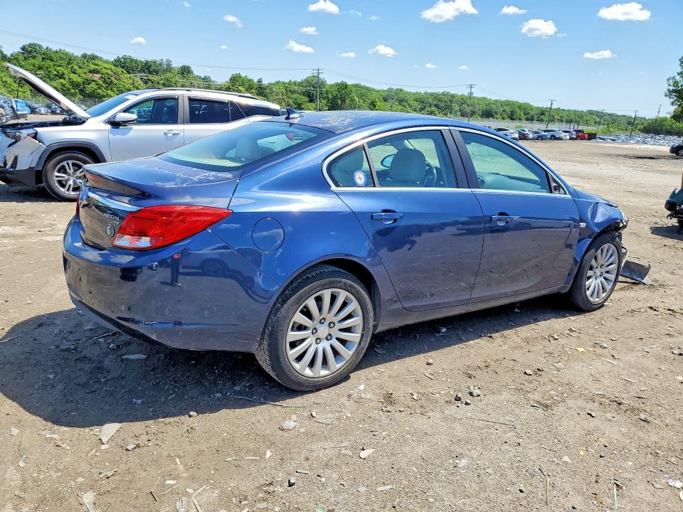 2011 Buick Regal VIN W04GP5EC9B1025299 COPART salvage auction — FRONT END, Md - Cert Of Salvage > 75% Damage, sold $400 on 2026-07-02 (photo 3)