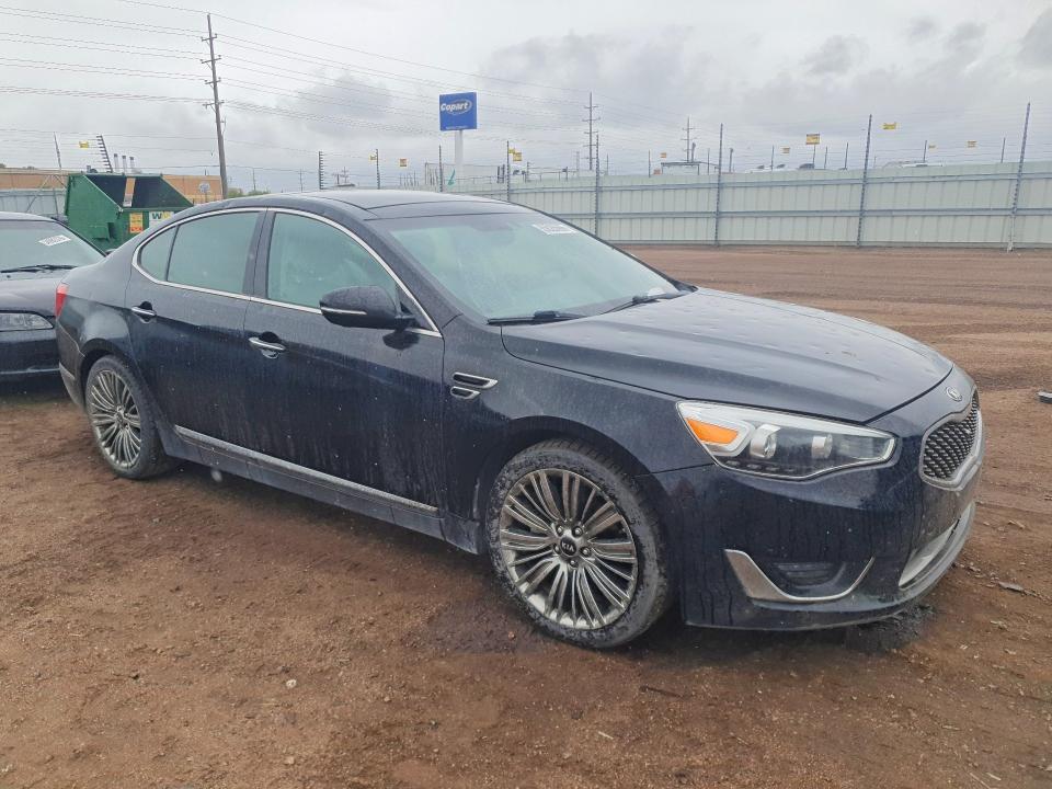 2015 Kia Cadenza VIN KNALN4D73F5183061 COPART salvage auction — HAIL, Co - Certificate Of Title, sold $2,500 on 2026-07-13 (photo 4)