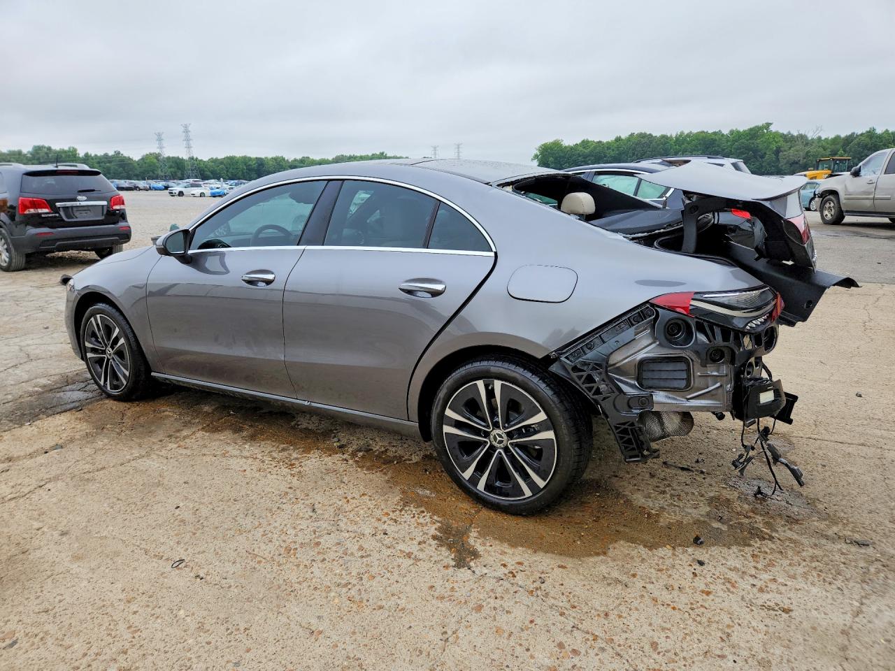 2025 Mercedes-Benz CLA-Class VIN W1K5J4GB0SN515318 COPART salvage auction — Rear End, TN - SALVAGE CERTIFICATE, sold $9,200 on 2026-07-09 (photo 2)