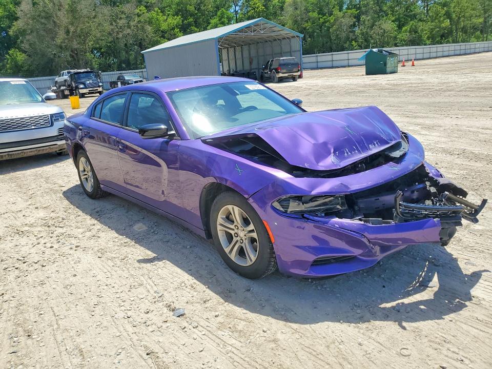 2023 Dodge Charger VIN 2C3CDXBG6PH686897 COPART salvage auction — FRONT END, Fl - Certificate Of Destruction, sold $3,300 on 2026-07-31 (photo 4)