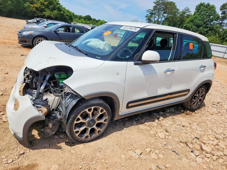 2014 Fiat 500 VIN ZFBCFADH0EZ004380 COPART salvage auction — FRONT END, NC - SALVAGE CERTIFICATE OF TITLE, sold $350 on 2026-07-27 (photo 1)