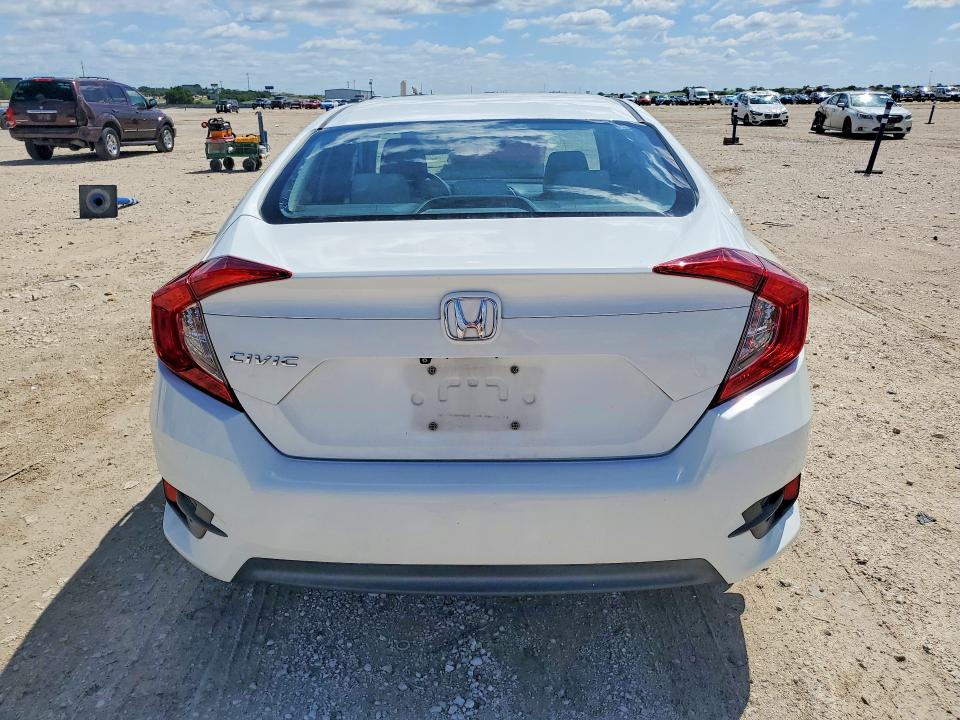 2016 Honda Civic VIN 19XFC2F52GE092357 COPART salvage auction — FRONT END, Tx - Salvage Vehicle Title, sold $2,400 on 2026-07-09 (photo 6)