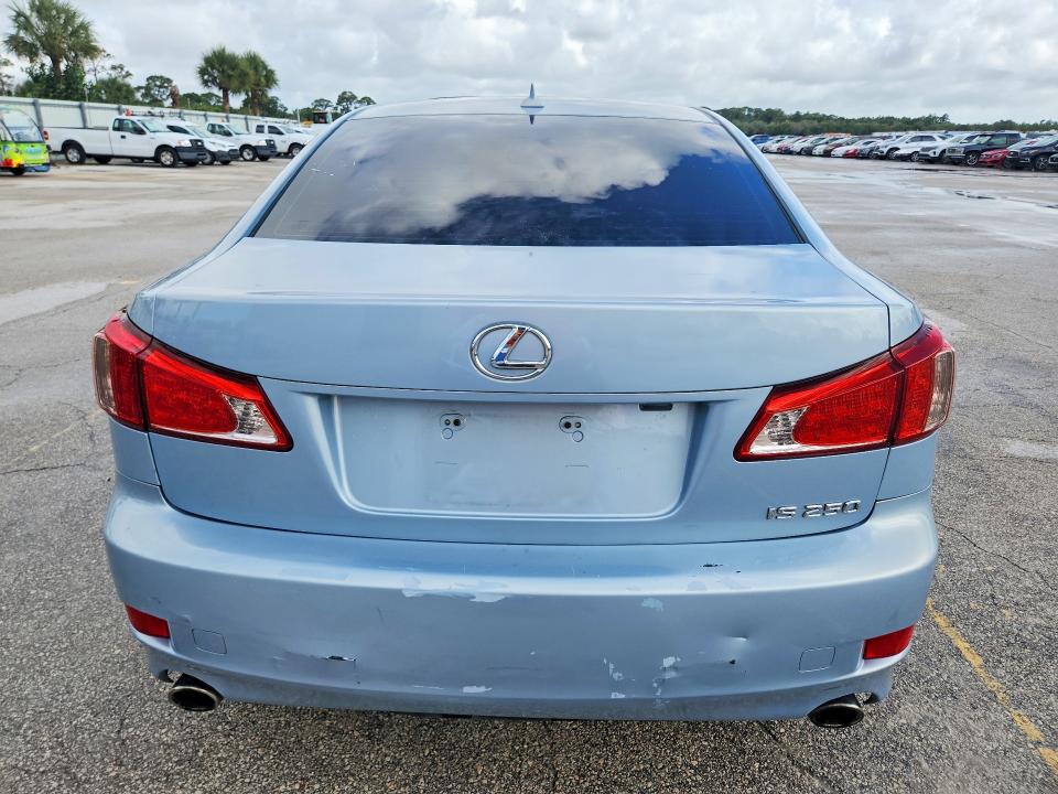 2012 Lexus Is 300 VIN JTHBF5C20C5167322 COPART salvage auction — NORMAL WEAR, Fl - Certificate Of Title, sold $800 on 2026-07-07 (photo 6)
