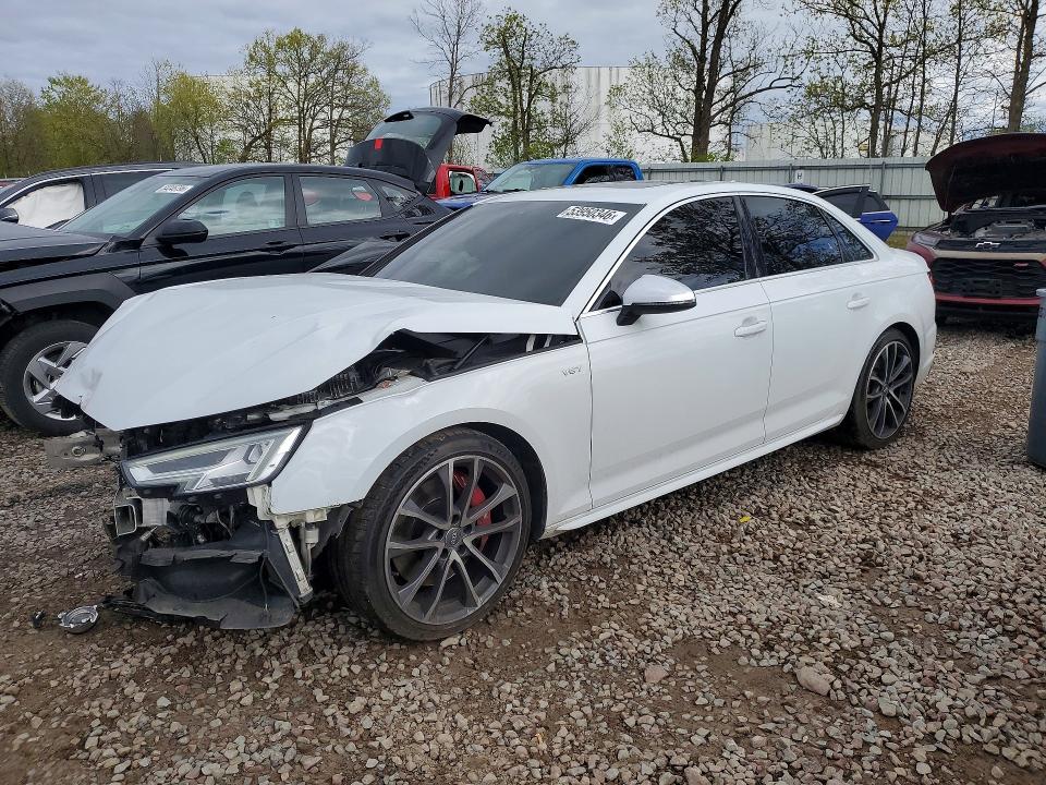 2018 Audi Rs4 VIN WAUB4AF42JA002869 COPART salvage auction — FRONT END, Ny - Mv-907A Salvage Certificate, sold $4,550 on 2026-07-06 (photo 1)