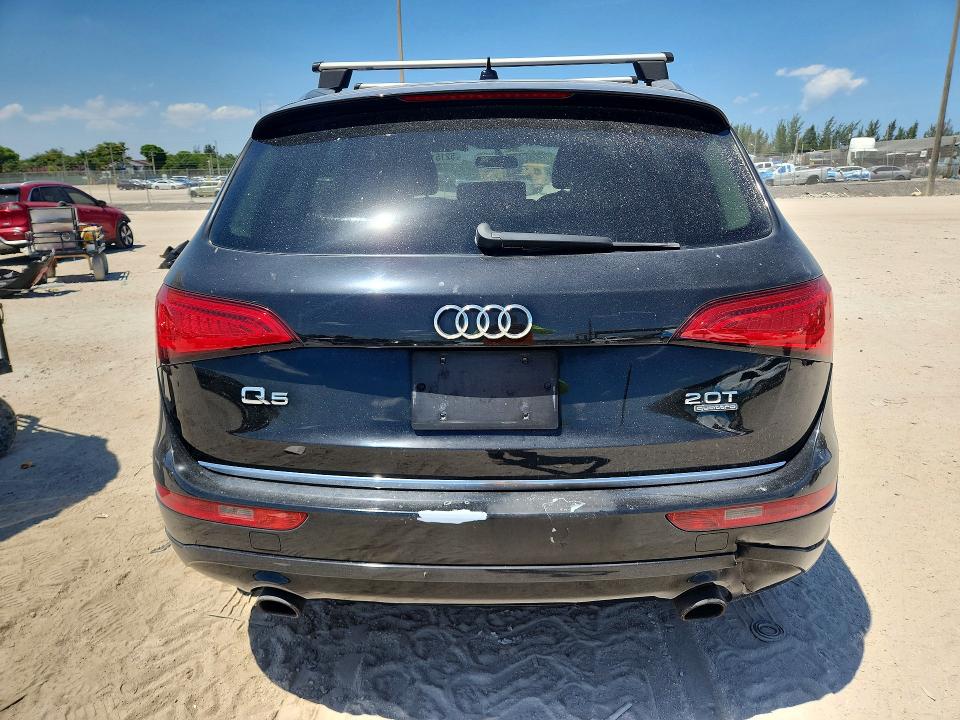 2015 Audi Q5 VIN WA1CFAFP1FA142344 COPART salvage auction — REAR END, Fl - Certificate Of Title, sold $1,850 on 2026-07-21 (photo 6)