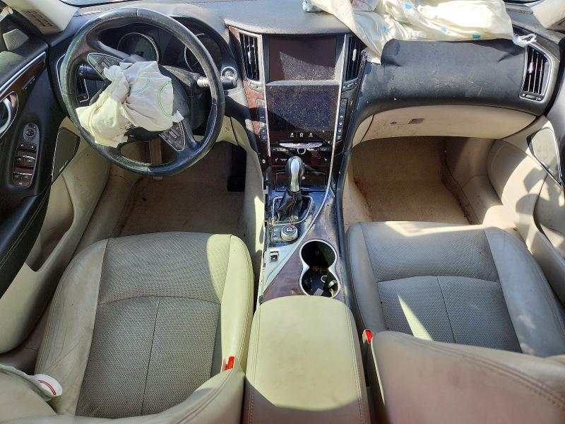 2017 Infiniti VIN JN1EV7AP0HM733412 COPART salvage auction — FRONT END, Tx - Salvage Vehicle Title, sold $1,200 on 2026-07-16 (photo 8)