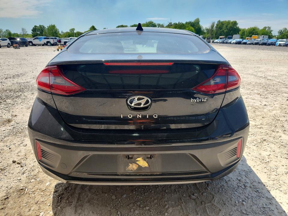 2017 Hyundai Ioniq VIN KMHC75LC7HU024873 COPART salvage auction — HAIL, Mo - Salvage Certificate Of Title, sold $2,650 on 2026-07-28 (photo 6)