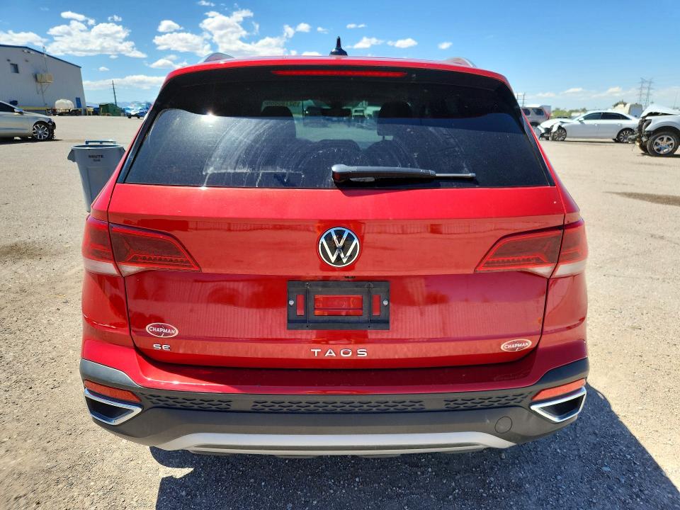 2024 Volkswagen Taos VIN 3VVEX7B2XRM069802 COPART salvage auction — FRONT END, Az - Cert Of Title - Salvage, sold $7,900 on 2026-08-21 (photo 6)