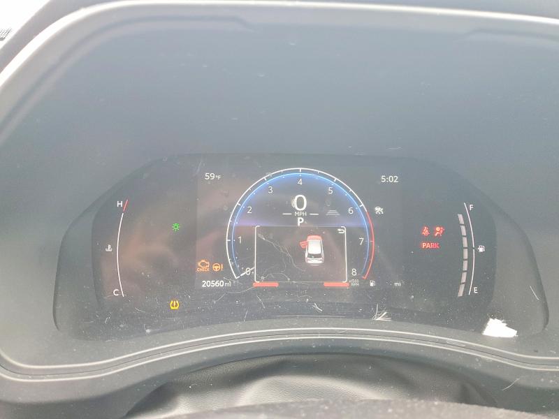2025 Toyota Highlander VIN 5TDAAAB55SS090827 COPART salvage auction — FRONT END, Or - Salvage Title Certificate, sold $17,000 on 2026-08-24 (photo 9)