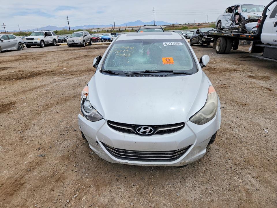 2013 Hyundai Elantra VIN KMHDH4AE5DU969556 COPART salvage auction — FRONT END, Az - Cert Of Title - Salvage, sold $375 on 2026-07-31 (photo 5)