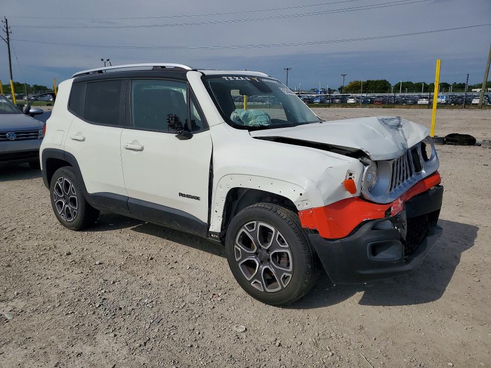 2015 Jeep VIN ZACCJBDT8FPC23254 COPART salvage auction — FRONT END, Id - Salvage Certificate Of Title, sold $750 on 2026-07-17 (photo 4)