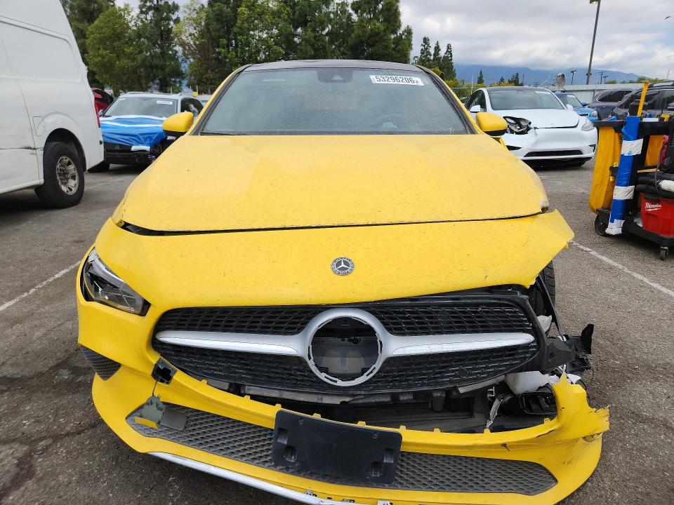 2020 Mercedes-benz Cla-class VIN WDD5J4GB4LN064959 COPART salvage auction — FRONT END, CA - LIEN PAPERS-SALVAGE OR AC, sold $4,400 on 2026-08-13 (photo 5)