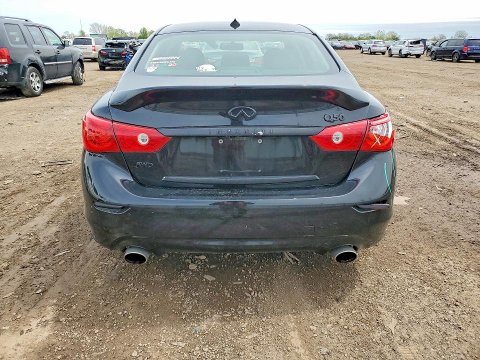 2014 Infiniti VIN JN1BV7AR7EM690025 COPART salvage auction — REAR END, Il - Salvage Certificate, sold $4,150 on 2026-07-07 (photo 6)