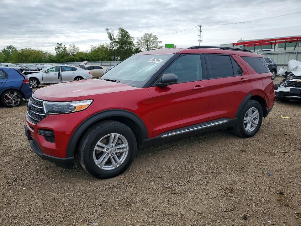 2021 Ford Explorer VIN 1FMSK8DH6MGB77291 — COPART salvage auction photo