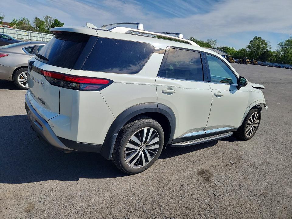 2022 Nissan Pathfinder VIN 5N1DR3DJ2NC255973 COPART salvage auction — FRONT END, Nj - Cert Of Title-Salvage, sold $15,500 on 2026-07-28 (photo 3)