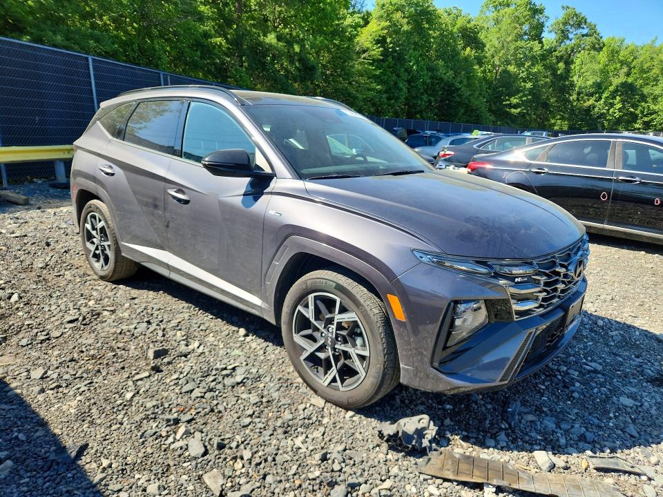 2025 Hyundai Tucson VIN KM8JFDD14SU298069 COPART salvage auction — SIDE, MD - CERT OF SALVAGE > 75% DAMAGE, sold $13,300 on 2026-07-10 (photo 4)