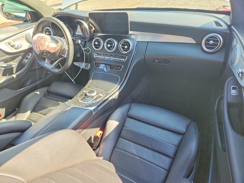 2018 Mercedes-benz C-klasse VIN WDDWJ4JB5JF750383 COPART salvage auction — FRONT END, CA - SALVAGE CERTIFICATE, sold $5,900 on 2026-07-28 (photo 8)