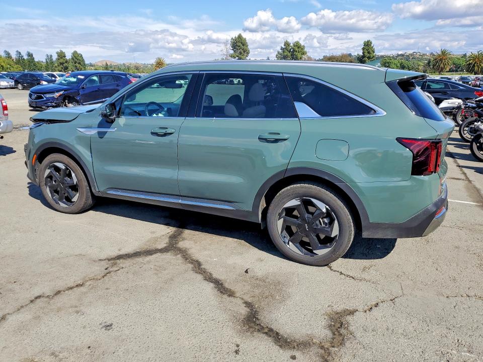 2025 Kia Sorento VIN KNDRJDJH6S5301491 COPART salvage auction — FRONT END, Ca - Salvage Certificate, sold $14,200 on 2026-07-10 (photo 2)