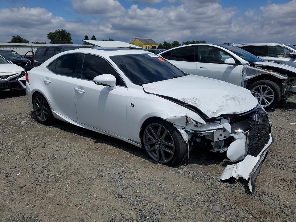 2015 Lexus VIN JTHCF1D22F5016742 COPART salvage auction — FRONT END, Ca - Salvage Certificate, sold $550 on 2026-07-28 (photo 4)