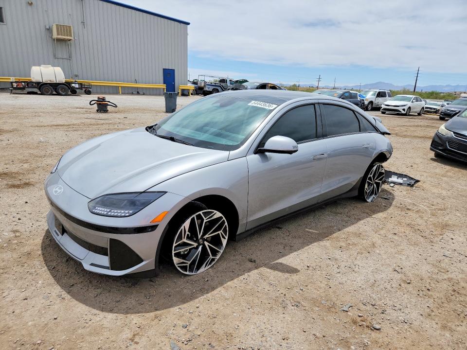 2023 Hyundai Ioniq 6 VIN KMHM54AAXPA022251 COPART salvage auction — REAR END, Id - Salvage Certificate Of Title, sold $175 on 2026-07-24 (photo 1)