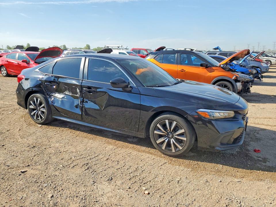 2022 Honda Civic VIN JHMFE1F71NX007672 COPART salvage auction — SIDE, Il - Salvage Certificate, sold $5,700 on 2026-07-30 (photo 4)