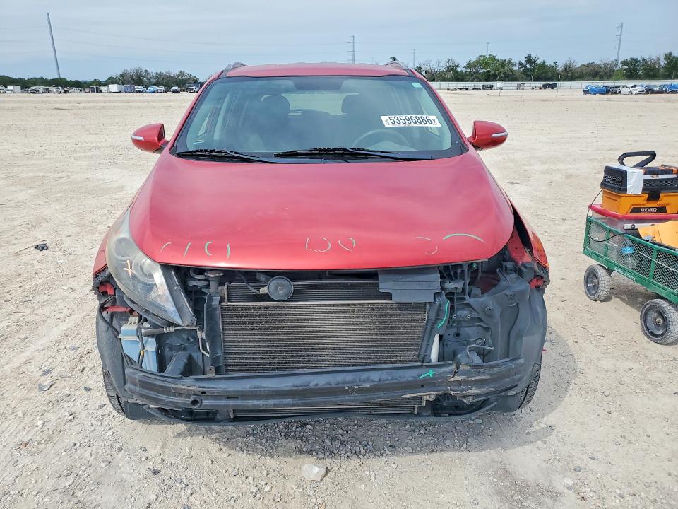 2011 Kia Sportage VIN KNDPBCA23B7025267 COPART salvage auction — FRONT END, TX - SALVAGE VEHICLE TITLE (P), sold $1,950 on 2026-07-09 (photo 5)