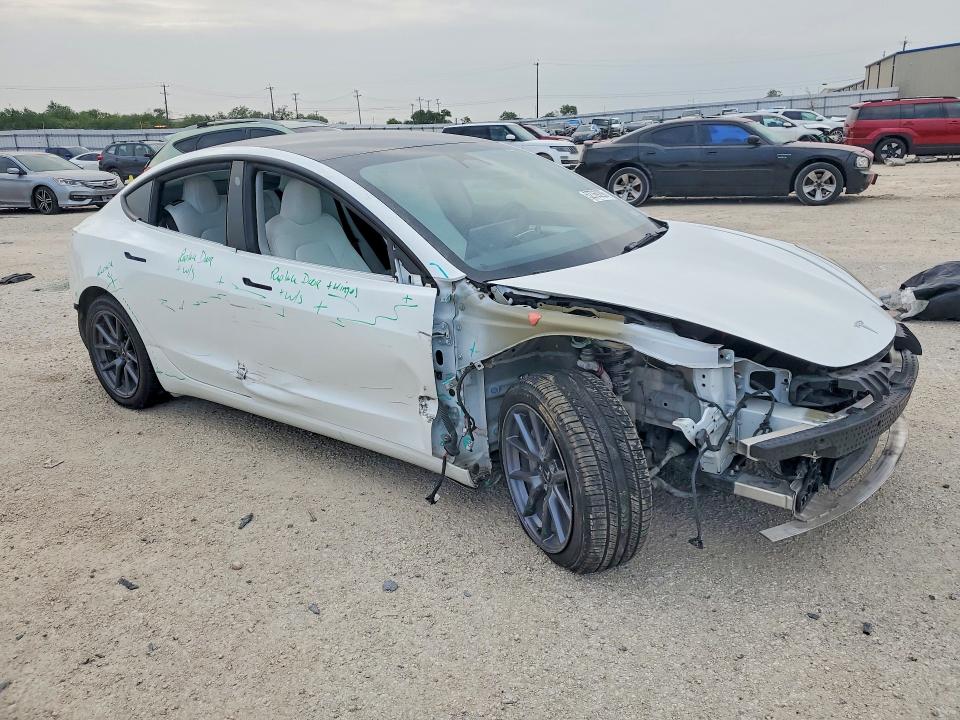 2023 Tesla VIN 5YJ3E1EA2PF571457 COPART salvage auction — STRIPPED, Tx - Salvage Vehicle Title, sold $10 on 2026-07-30 (photo 4)