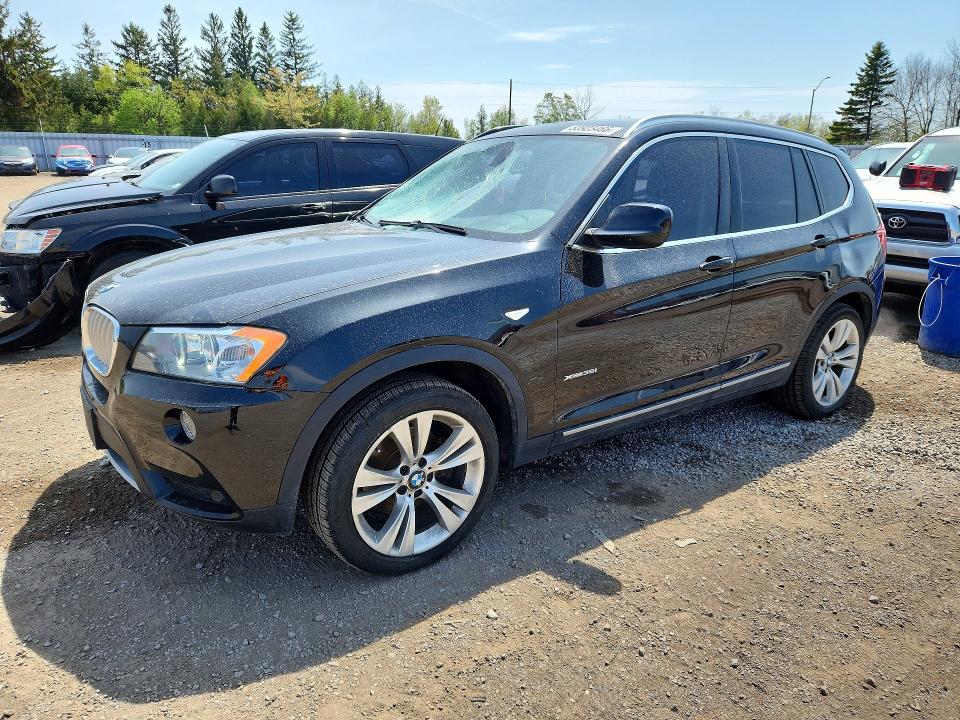 2014 BMW X3 VIN 5UXWX7C58EL984542 COPART salvage auction — FRONT END, ON - PERMIT NO BRAND - UNFIT, sold $275 on 2026-07-28 (photo 1)