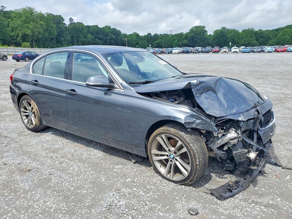 2018 BMW 3er VIN WBA8D9G53JNU66648 COPART salvage auction — FRONT END, Nc - Salvage Certificate Of Title, sold $175 on 2026-07-29 (photo 4)