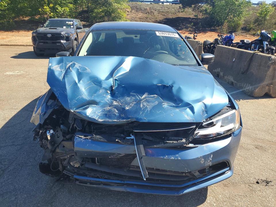 2016 Volkswagen Jetta VIN 3VW267AJ8GM327533 COPART salvage auction — FRONT END, Sc - Cert Of Title-Salvage, sold $650 on 2026-07-10 (photo 5)