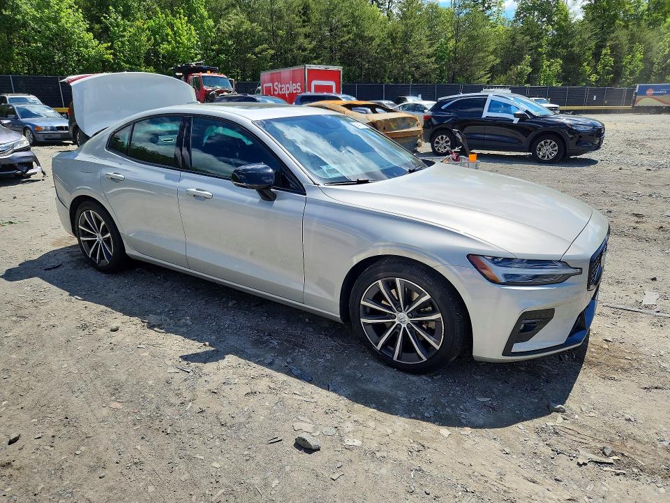2021 Volvo S60 VIN 7JR102TZ2MG107821 COPART salvage auction — REAR END, Md - Cert Of Salvage > 75% Damage, sold $7,100 on 2026-07-02 (photo 4)