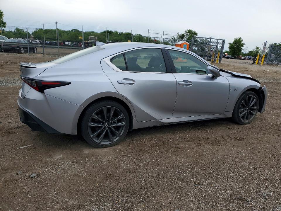 2023 Lexus Is VIN JTHGZ1E20P5028803 COPART salvage auction — FRONT END, Md - Cert Of Salvage > 75% Damage, sold $8,700 on 2026-07-02 (photo 3)
