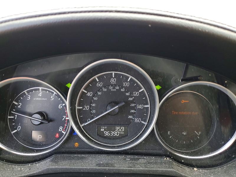 2016 Mazda 6 VIN JM1GJ1T56G1435098 COPART salvage auction — FRONT END, CA - SALVAGE CERTIFICATE, sold $1,750 on 2026-07-24 (photo 9)