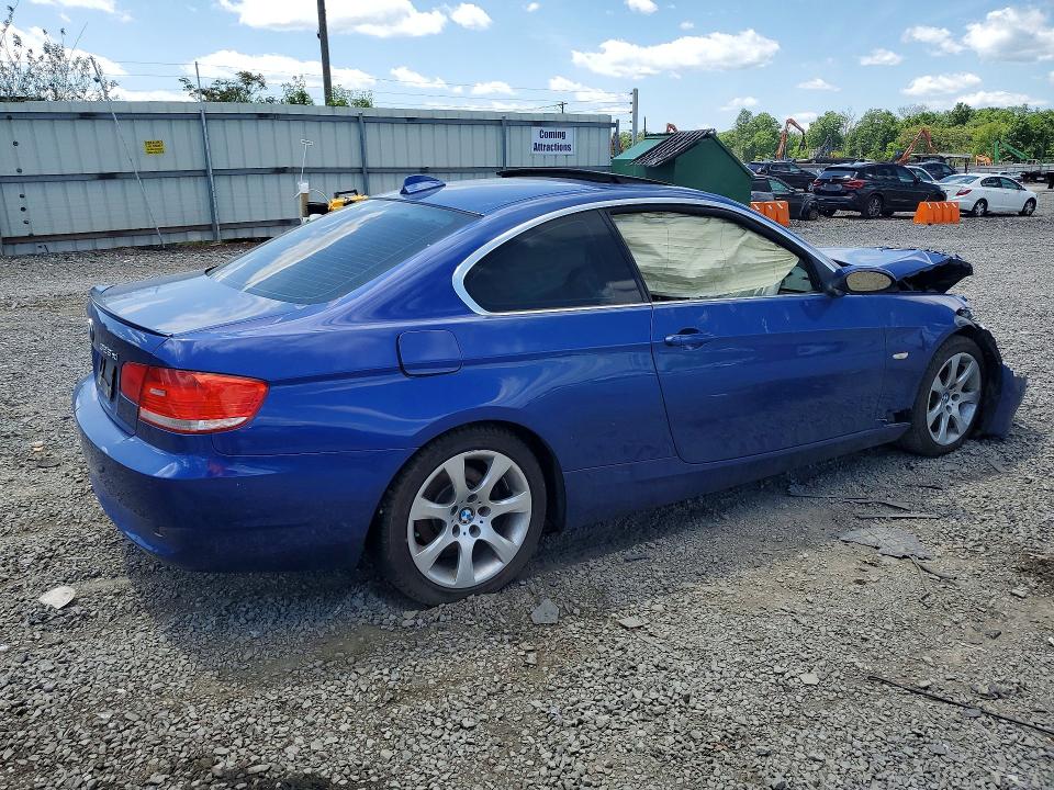 2007 BMW 3er VIN WBAWC33557PC87069 COPART salvage auction — FRONT END, Nj - Cert Of Title-Salvage, sold $350 on 2026-07-17 (photo 3)