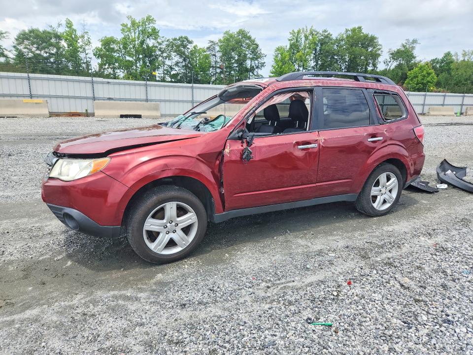 2009 Subaru Forester VIN JF2SH63609H763169 COPART salvage auction — ROLLOVER, Sc - Non-Reb & Rem Salvage Title, sold $300 on 2026-07-06 (photo 1)