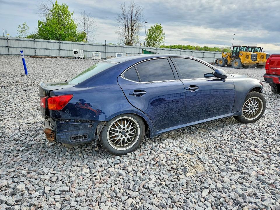 2006 Lexus Is 250 VIN JTHCK262465004297 COPART salvage auction — REAR END, Wi - Junked Vehicle Bill Of Sale, sold $225 on 2026-07-06 (photo 3)
