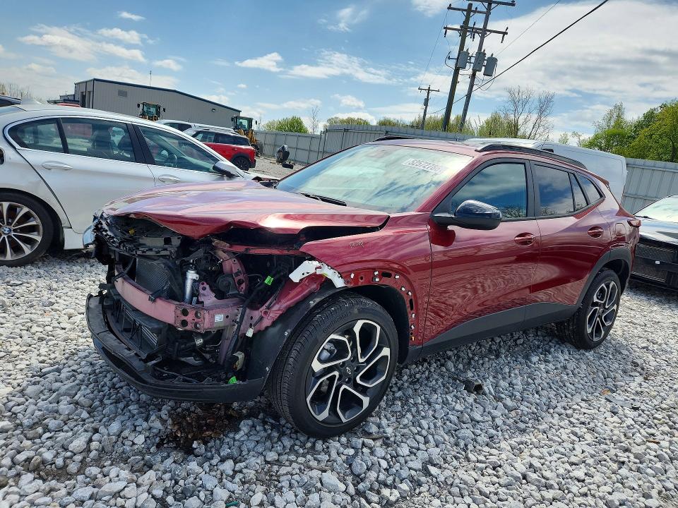 2024 Chevrolet VIN KL77LJE24RC075492 COPART salvage auction — FRONT END, Mi - Cert Of Title-Salvage Vehicle, sold $9,100 on 2026-07-02 (photo 1)
