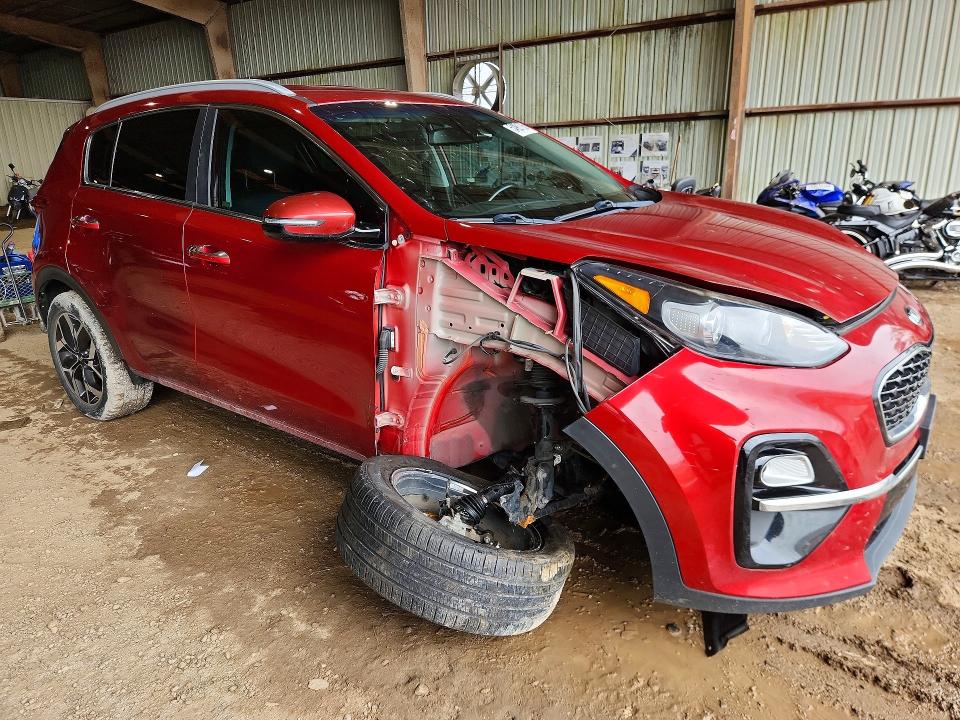2020 Kia Sportage VIN KNDPN3AC4L7733691 COPART salvage auction — FRONT END, Tx - Salvage Vehicle Title, sold $3,700 on 2026-07-20 (photo 4)