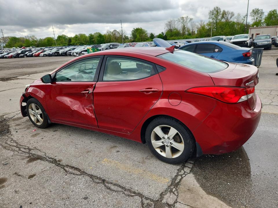 2013 Hyundai Elantra VIN KMHDH4AE5DU618744 COPART salvage auction — FRONT END, In - Cert Of Title-Salvage Title, sold $750 on 2026-07-06 (photo 2)