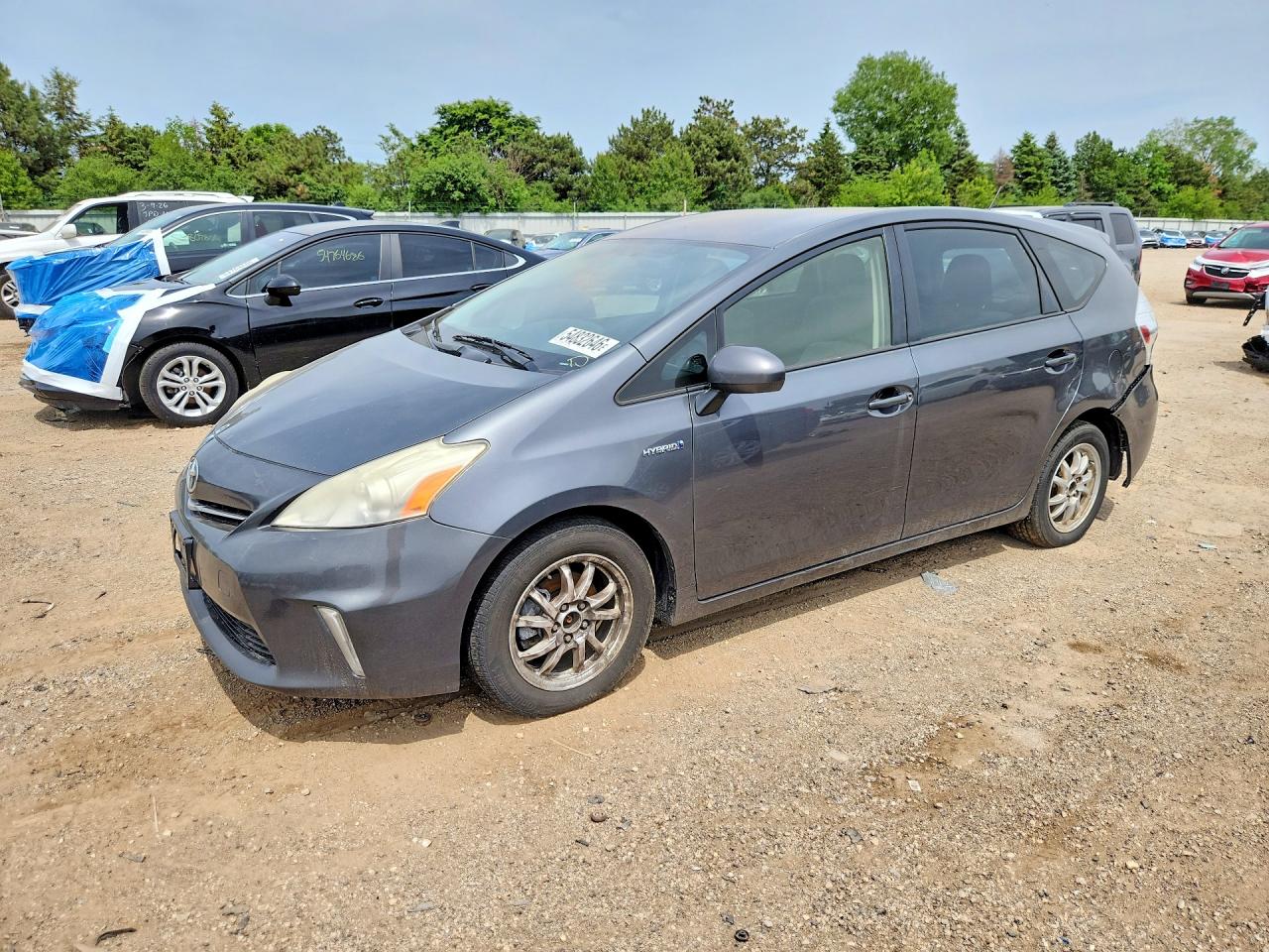 2013 Toyota Prius V VIN JTDZN3EU8D3243159 COPART salvage auction — Rear End, IL - SALVAGE CERTIFICATE, sold $1,200 on 2026-06-30 (photo 1)