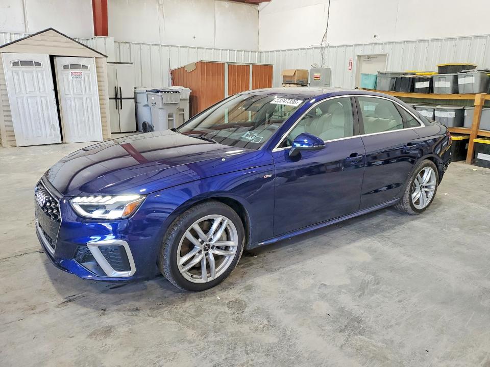 2024 Audi A4 VIN WAUEAAF41RN010956 COPART salvage auction — REAR END, Ny - Mv-907A Salvage Certificate, sold $12,400 on 2026-07-15 (photo 1)
