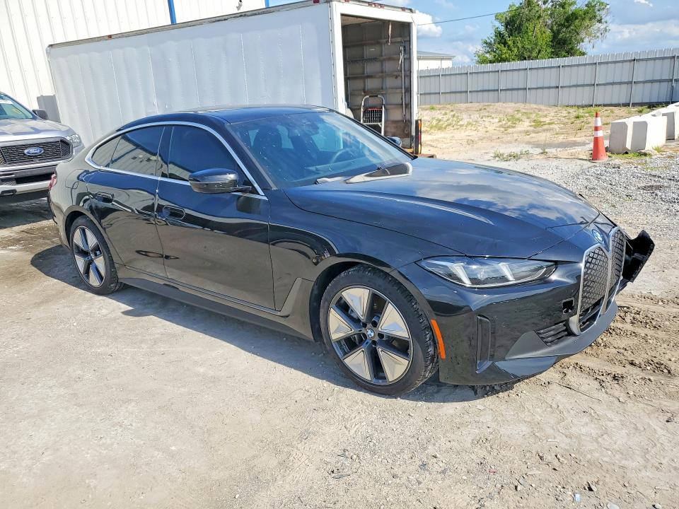 2025 BMW I4 VIN WBY23HD04SFU40858 COPART salvage auction — FRONT END, Fl - Cert Of Ttl-Rebuilt&Slvg Rbld, sold $12,200 on 2026-07-17 (photo 4)