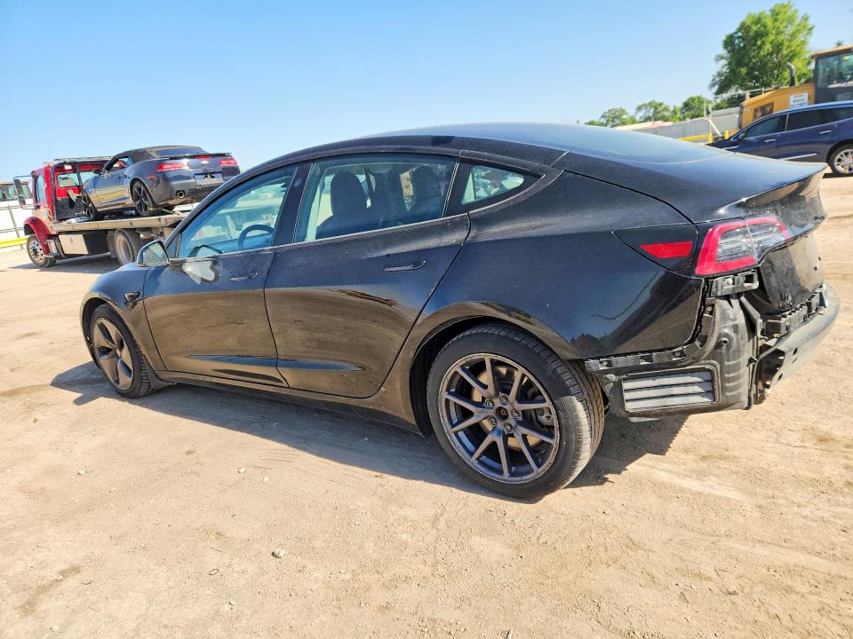2018 Tesla VIN 5YJ3E1EB1JF183846 COPART salvage auction — REAR END, Ks - Cert Of Title-Salvage, sold $200 on 2026-07-22 (photo 2)