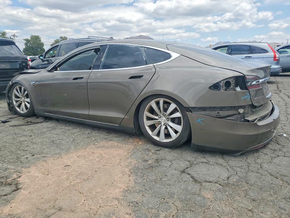 2016 Tesla Model s VIN 5YJSA1E20GF123881 COPART salvage auction — FRONT END, Ca - Salvage Certificate (P), sold $1,350 on 2026-07-02 (photo 2)