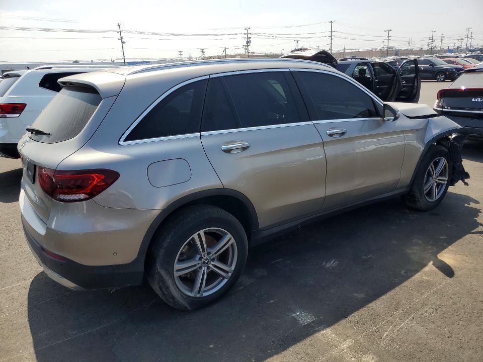 2021 Mercedes-benz Glc VIN W1N0G8DB0MV267873 COPART salvage auction — FRONT END, Ca - Salvage Certificate, sold $4,350 on 2026-07-08 (photo 3)