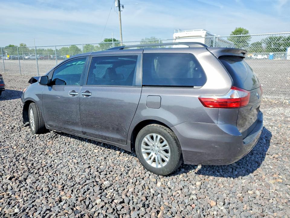 2017 Toyota VIN 5TDYZ3DC5HS804141 COPART salvage auction — FRONT END, In - Cert Of Title-Salvage Title, sold $2,100 on 2026-07-14 (photo 2)