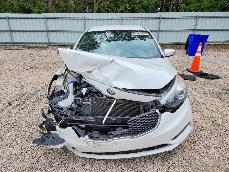2016 Kia Forte VIN KNAFX4A67G5532419 COPART salvage auction — FRONT END, Nc - Salvage Certificate Of Title, sold $625 on 2026-07-17 (photo 5)