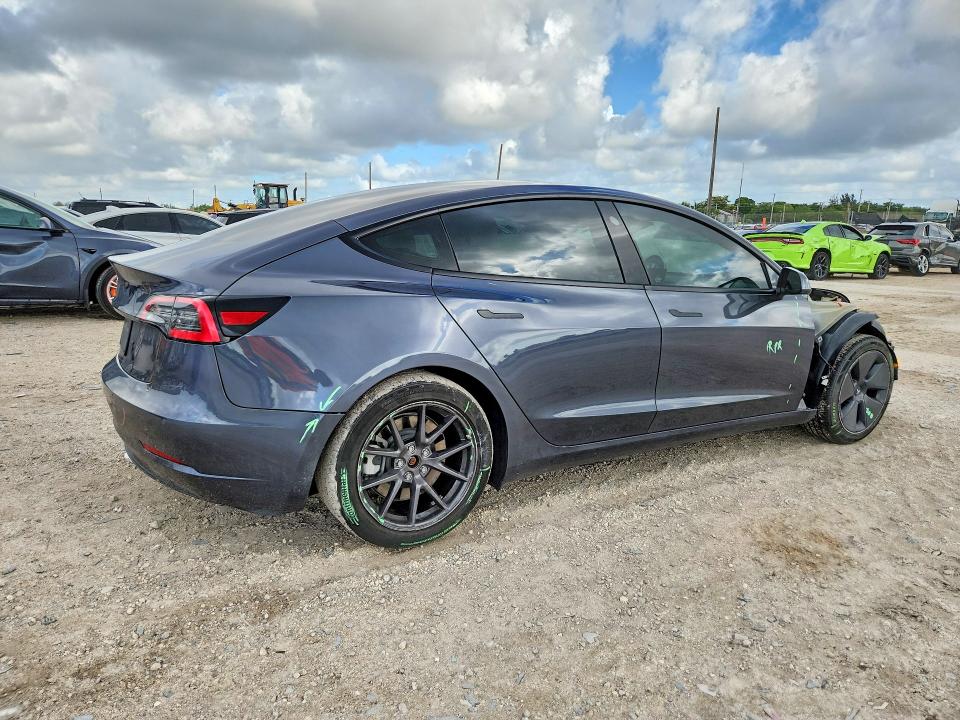 2021 Tesla Model 3 VIN 5YJ3E1EA1MF087839 COPART salvage auction — FRONT END, Fl - Cert Of Title Slvg Rebuildable, sold $8,700 on 2026-07-09 (photo 3)