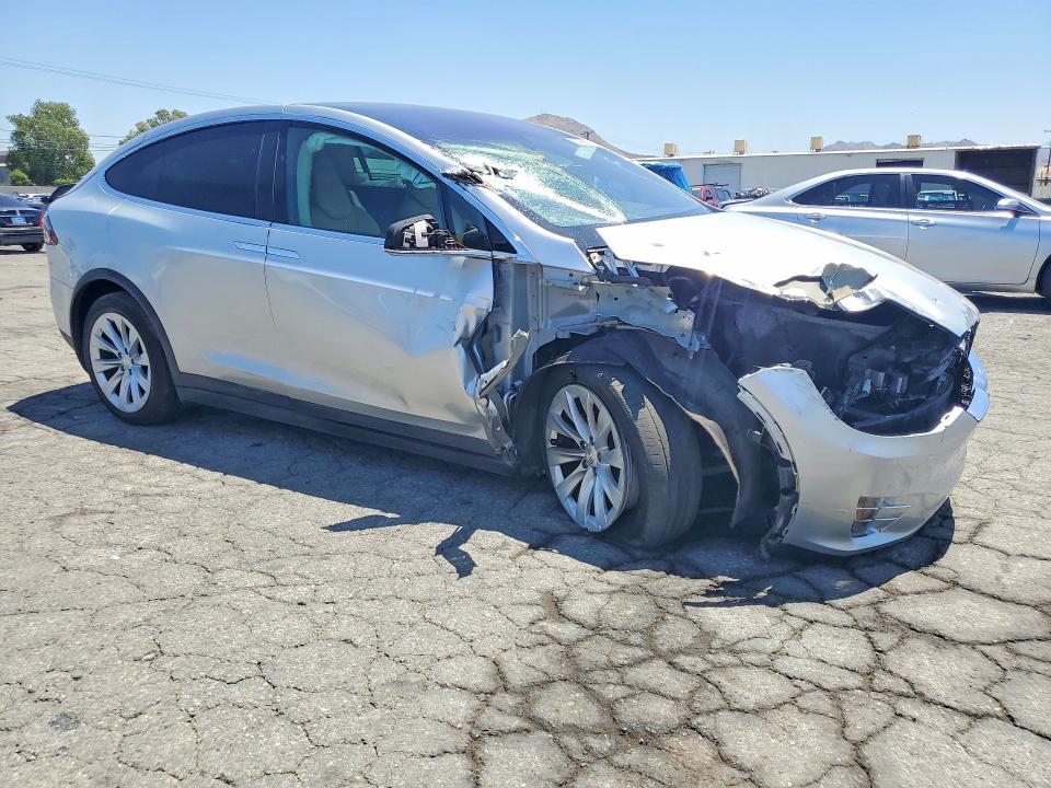 2017 Tesla Model x VIN 5YJXCBE22HF055168 COPART salvage auction — FRONT END, Ca - Salvage Certificate, sold $4,300 on 2026-07-16 (photo 4)