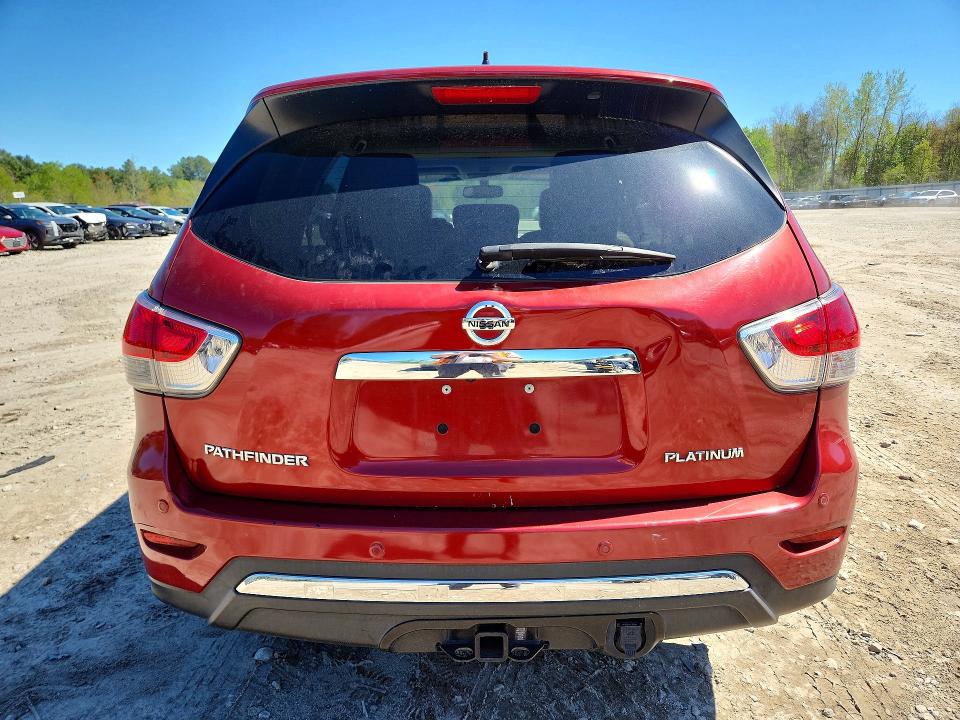 2014 Nissan Pathfinder VIN 5N1AR2MN2EC629692 COPART salvage auction — MECHANICAL, Ga - Certificate Of Title, sold $875 on 2026-07-02 (photo 6)